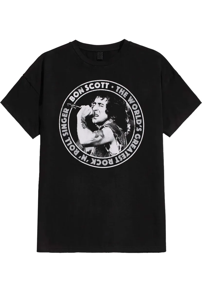 Bon Scott TWGRRS Circle T-Shirt