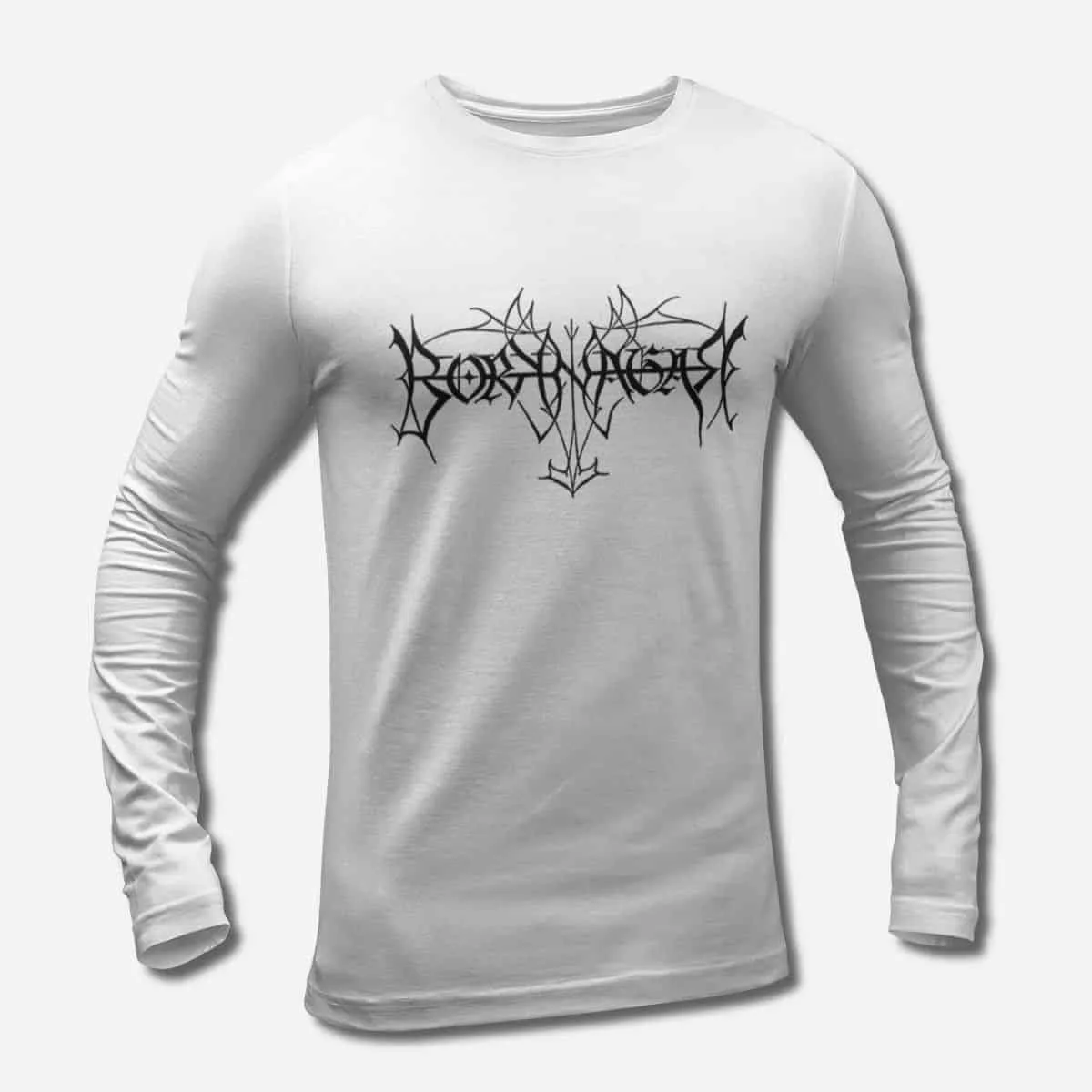 Borknagar Band Long Sleeve T-Shirt, Borknagar Logo Longsleeve T-Shirt, Progressive Viking Metal, Folk Metal, Black Metal Merch