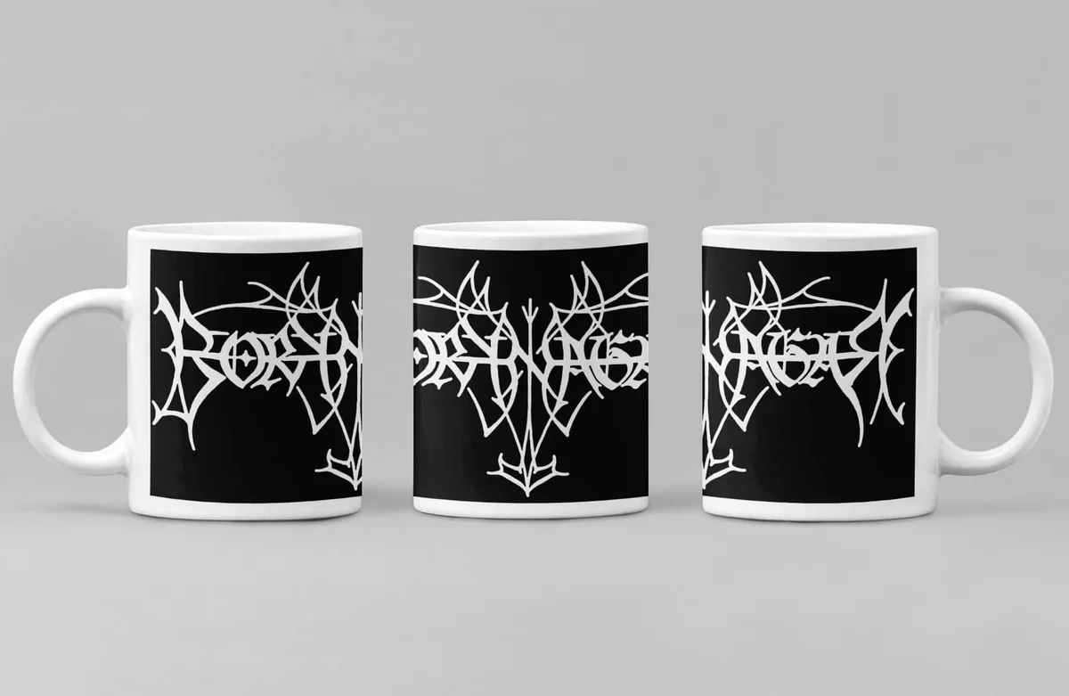 Borknagar Coffee Mug, Borknagar Logo Coffee Mug