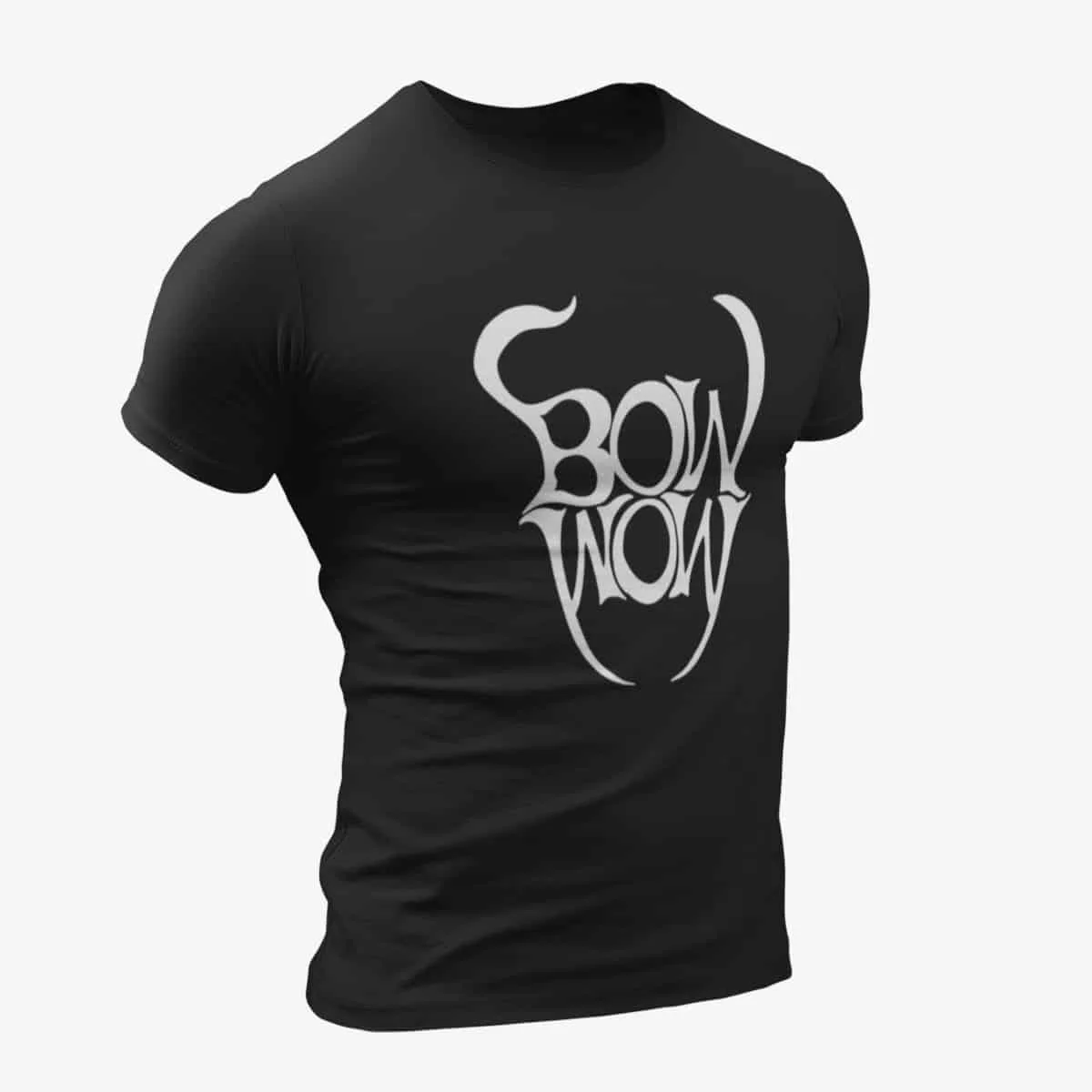 Bow Wow T-Shirt, Bow Wow Logo Black T-Shirt, Heavy Metal Merchandise