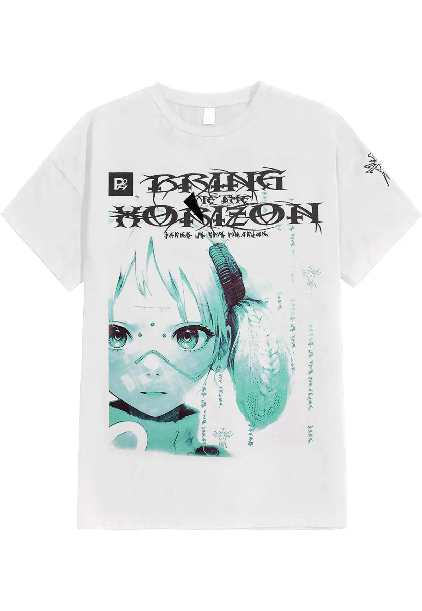 Bring Me The Horizon Nex Gen Anime White T-Shirt
