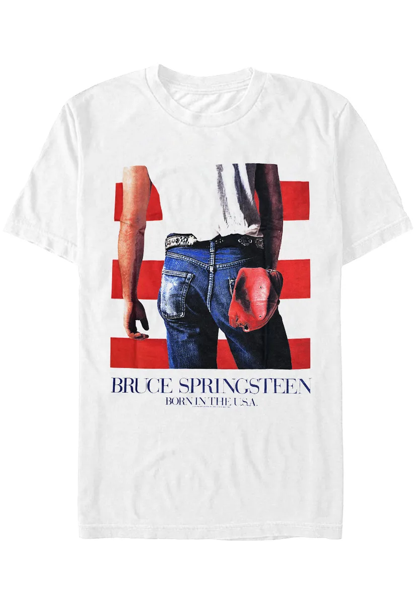 Bruce Springsteen Born In The USA White T-Shirt