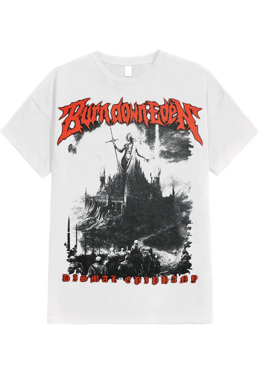 Burn Down Eden Dismal Epiphany White T-Shirt