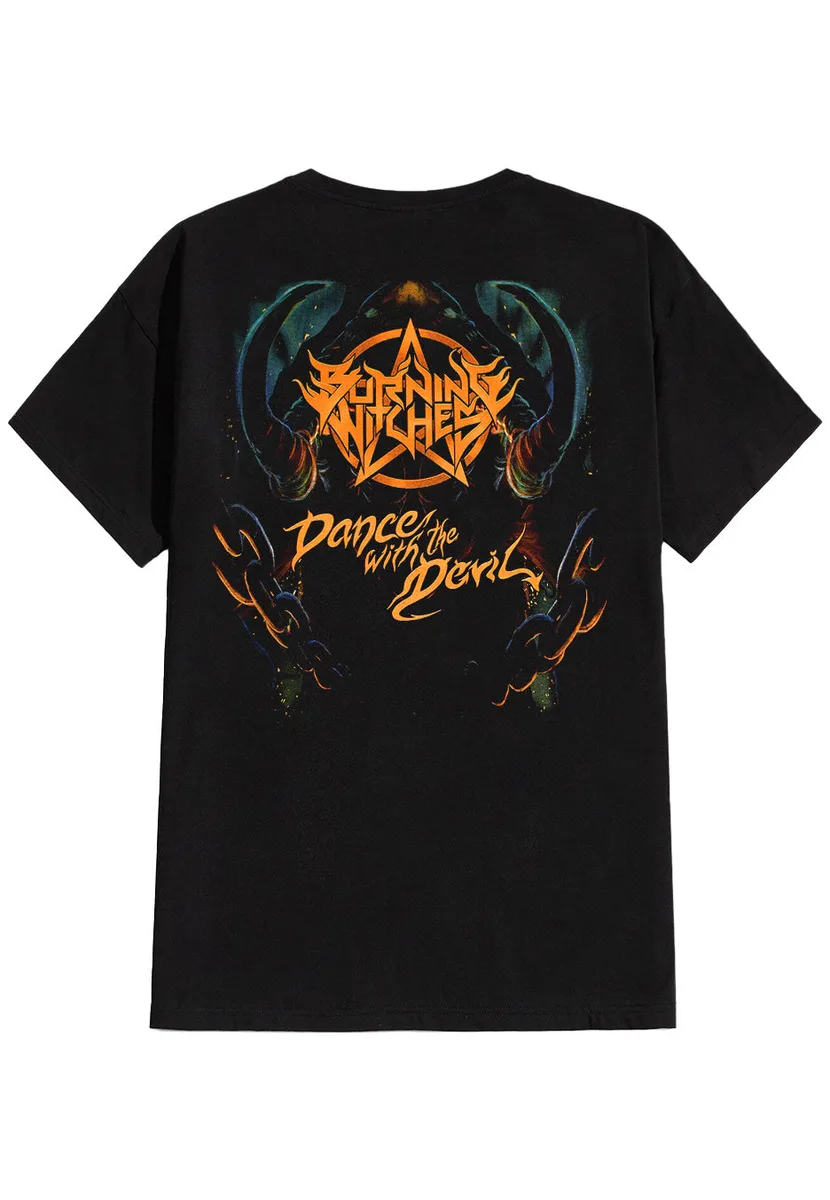 Burning Witches Dance With The Devil T-Shirt