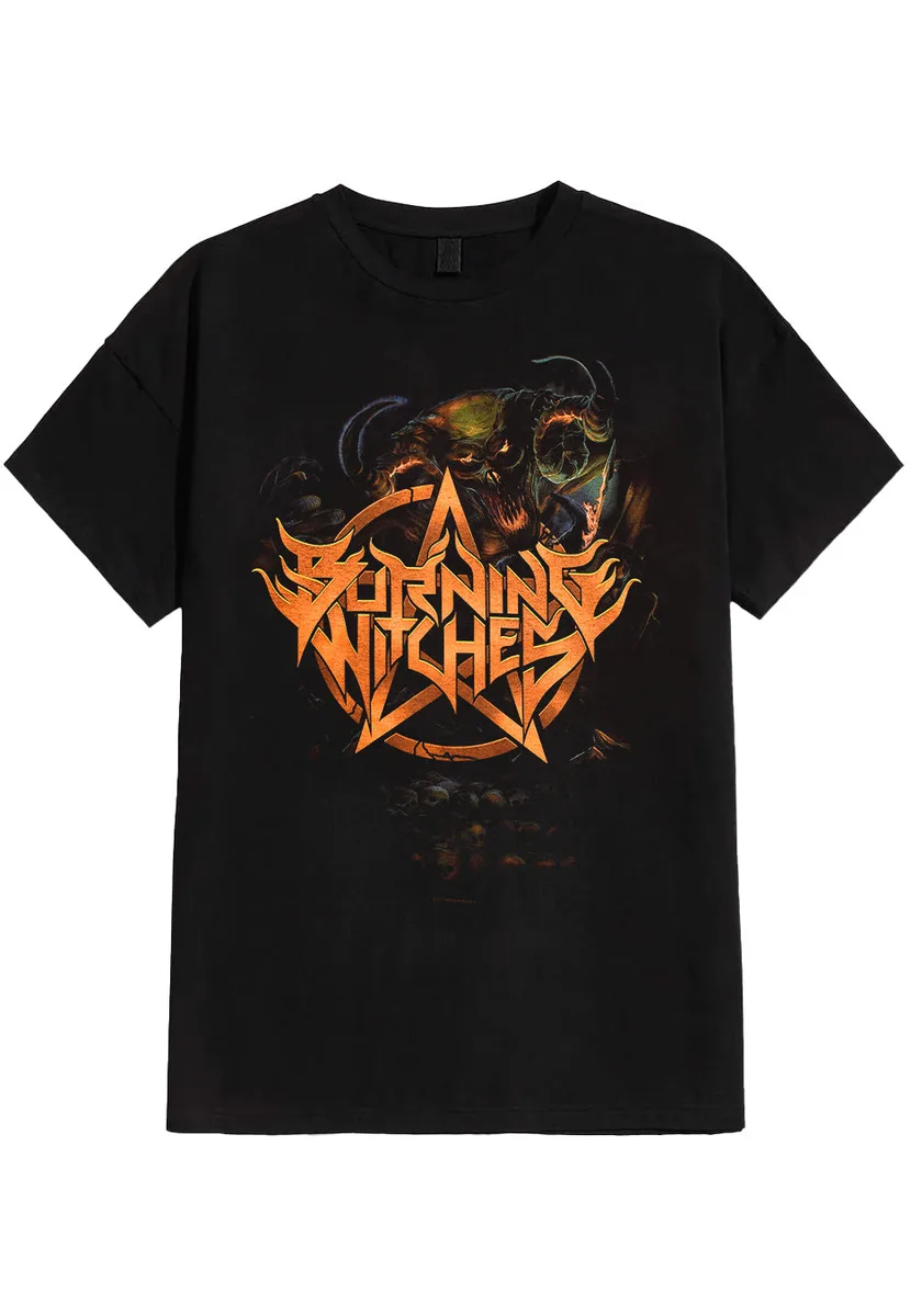 Burning Witches Dance With The Devil T-Shirt
