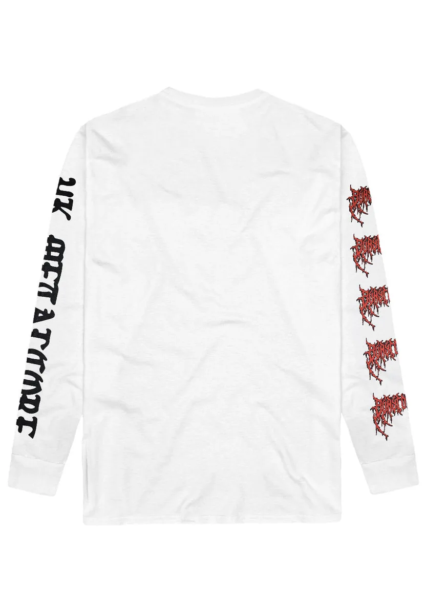 Bury Tomorrow Gravestone White Long Sleeve