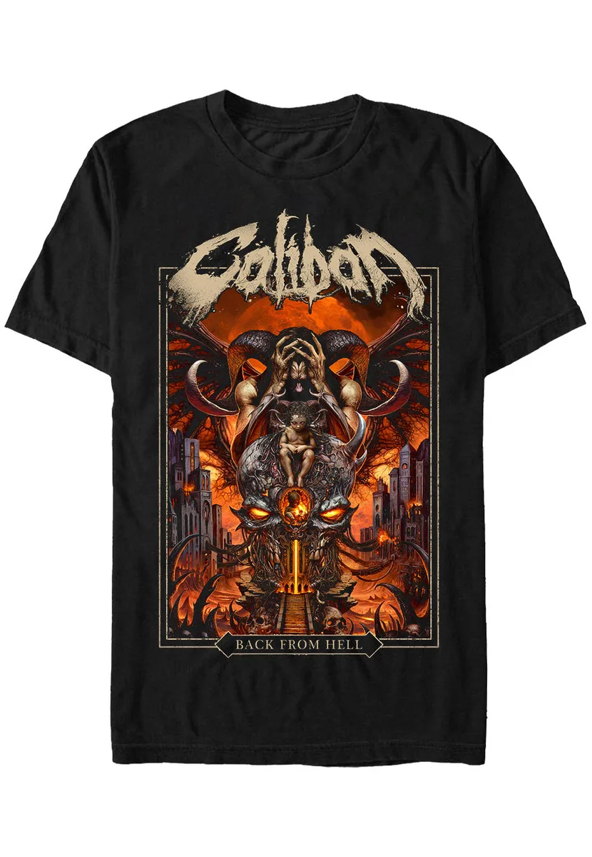 Caliban Back From Hell 2025 Tour T-Shirt