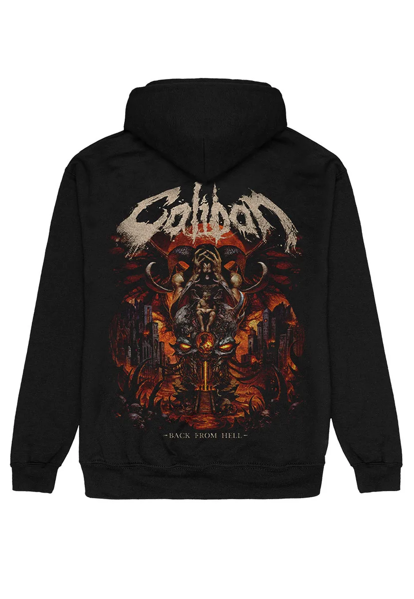 Caliban Back From Hell Artwork Hoodie