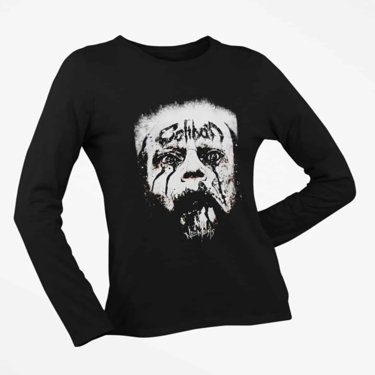 Caliban Long Sleeve T-Shirt, Caliban I Am Nemesis Black Longsleeve T-Shirt, Metalcore Merchandise