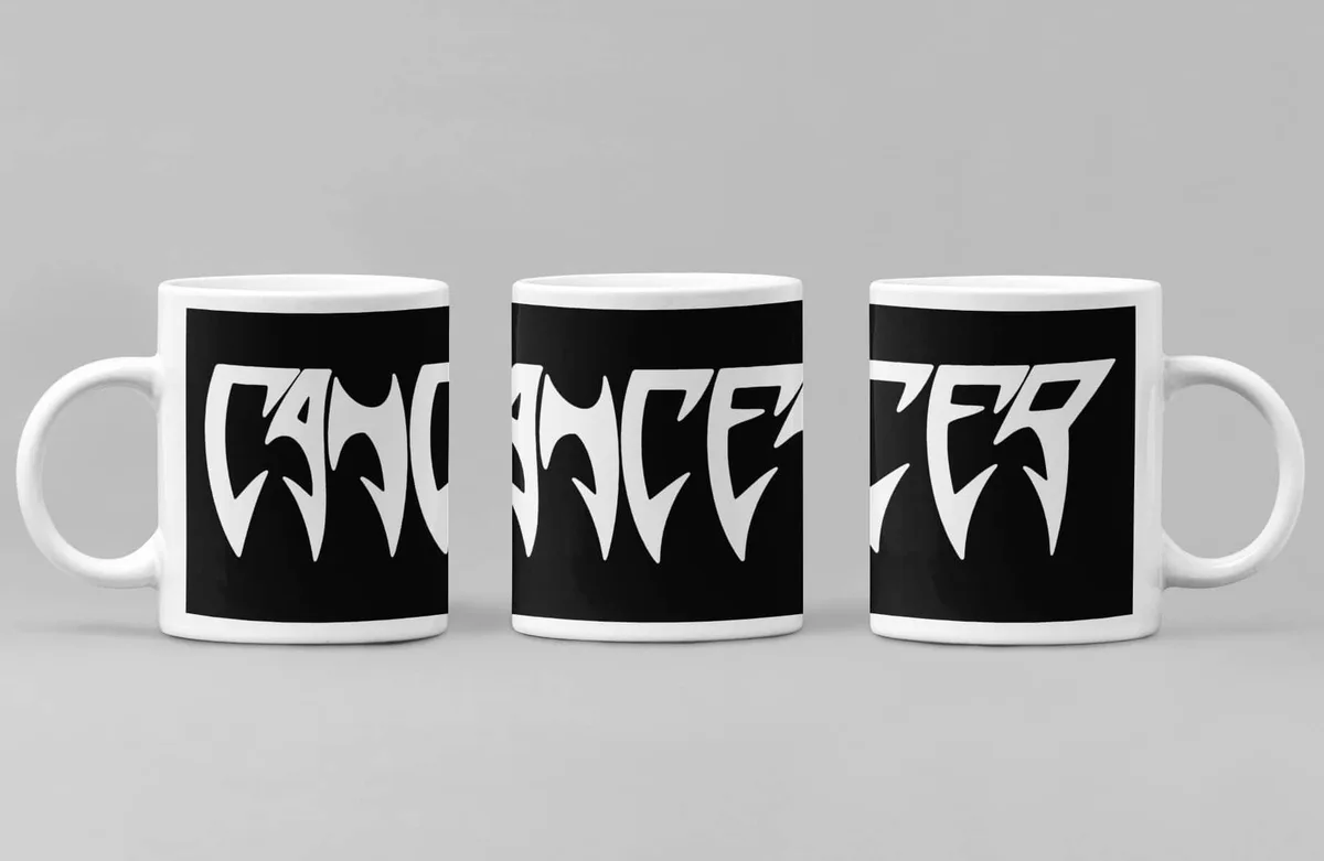 Cancer Coffee Mug, Cancer Logo Coffee Mug