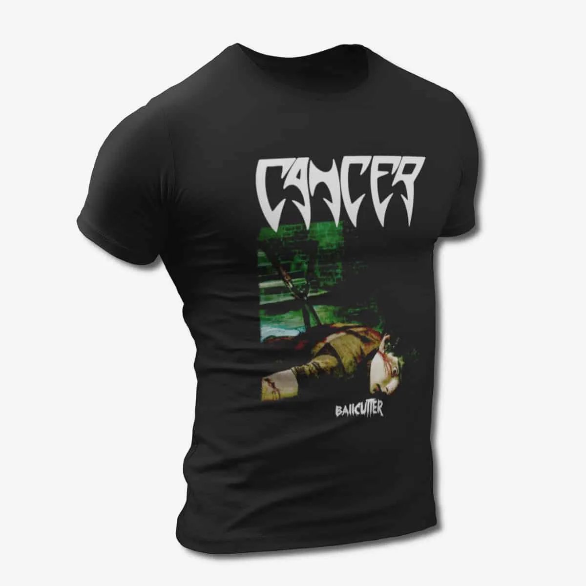 Cancer T-Shirt, Cancer Ballcutter Black T-Shirt, Death Metal Merchandise