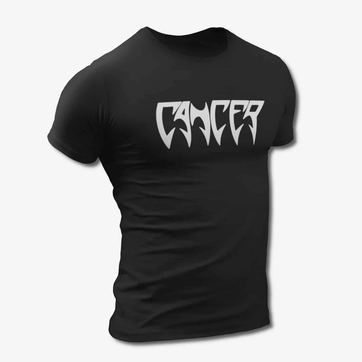 Cancer T-Shirt, Cancer Band Logo Black T-Shirt, Death Metal Merchandise