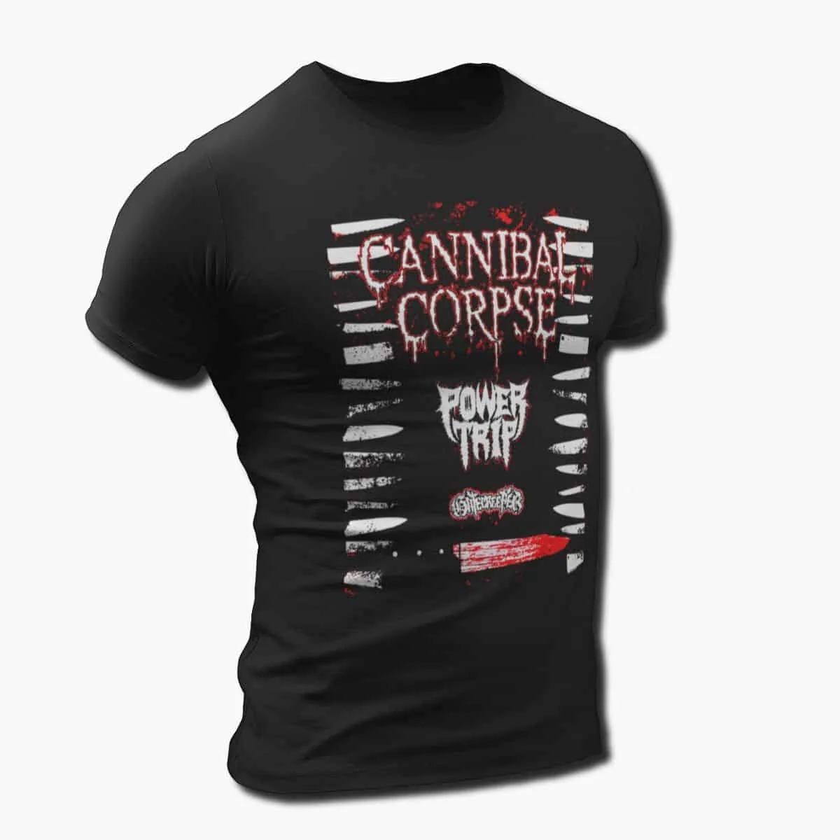 Cannibal Corpse T-Shirt, Cannibal Corpse, Power Trip & Gatecreeper Live, Detroit T-Shirt, Death Metal Merchandise