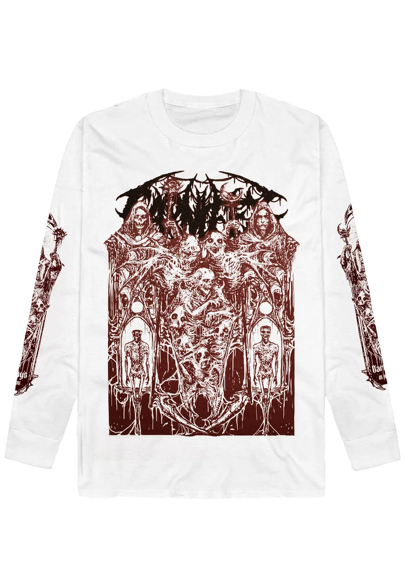 Carnifex Dark Days White Long Sleeve