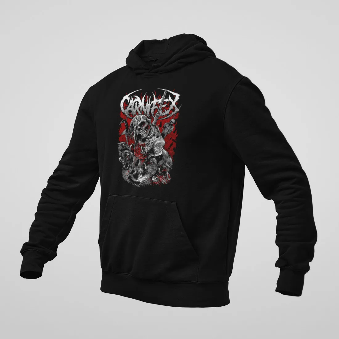 Carnifex Hoodie, Carnifex Artwork Black Sweatshirt