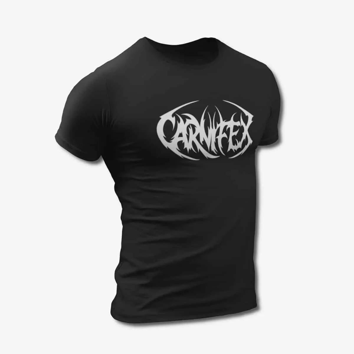 Carnifex T-Shirt, Carnifex Band Logo Black T-Shirt, Deathcore Merchandise