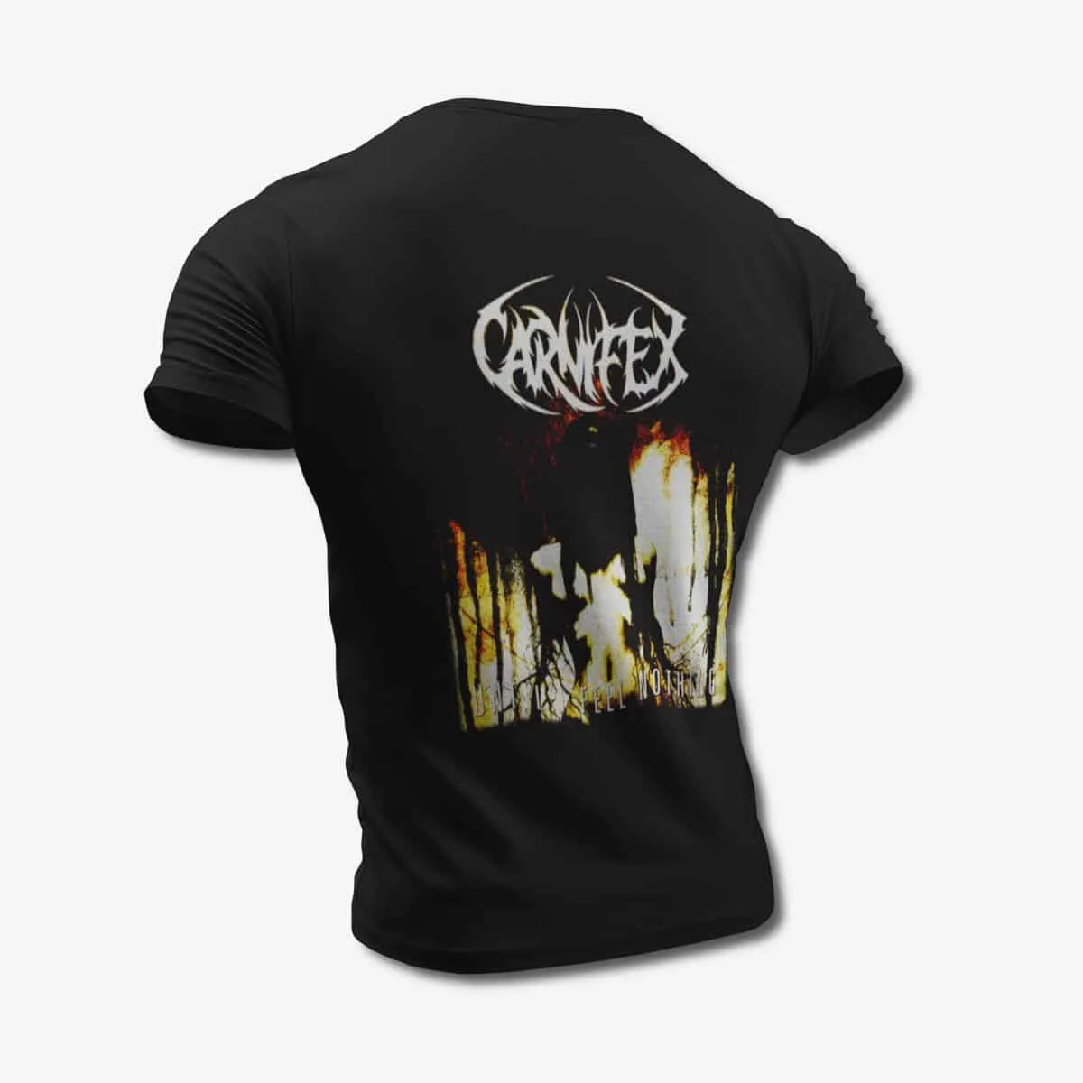 Carnifex T-Shirt, Carnifex Until I Feel Nothing Black T-Shirt, Deathcore Merchandise