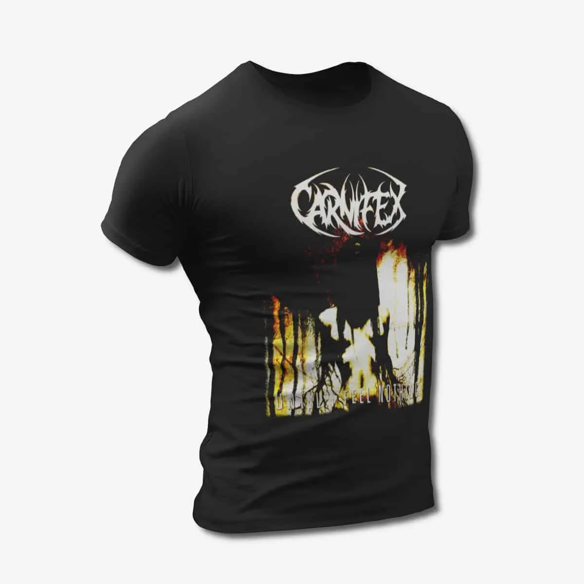 Carnifex T-Shirt, Carnifex Until I Feel Nothing Black T-Shirt, Deathcore Merchandise