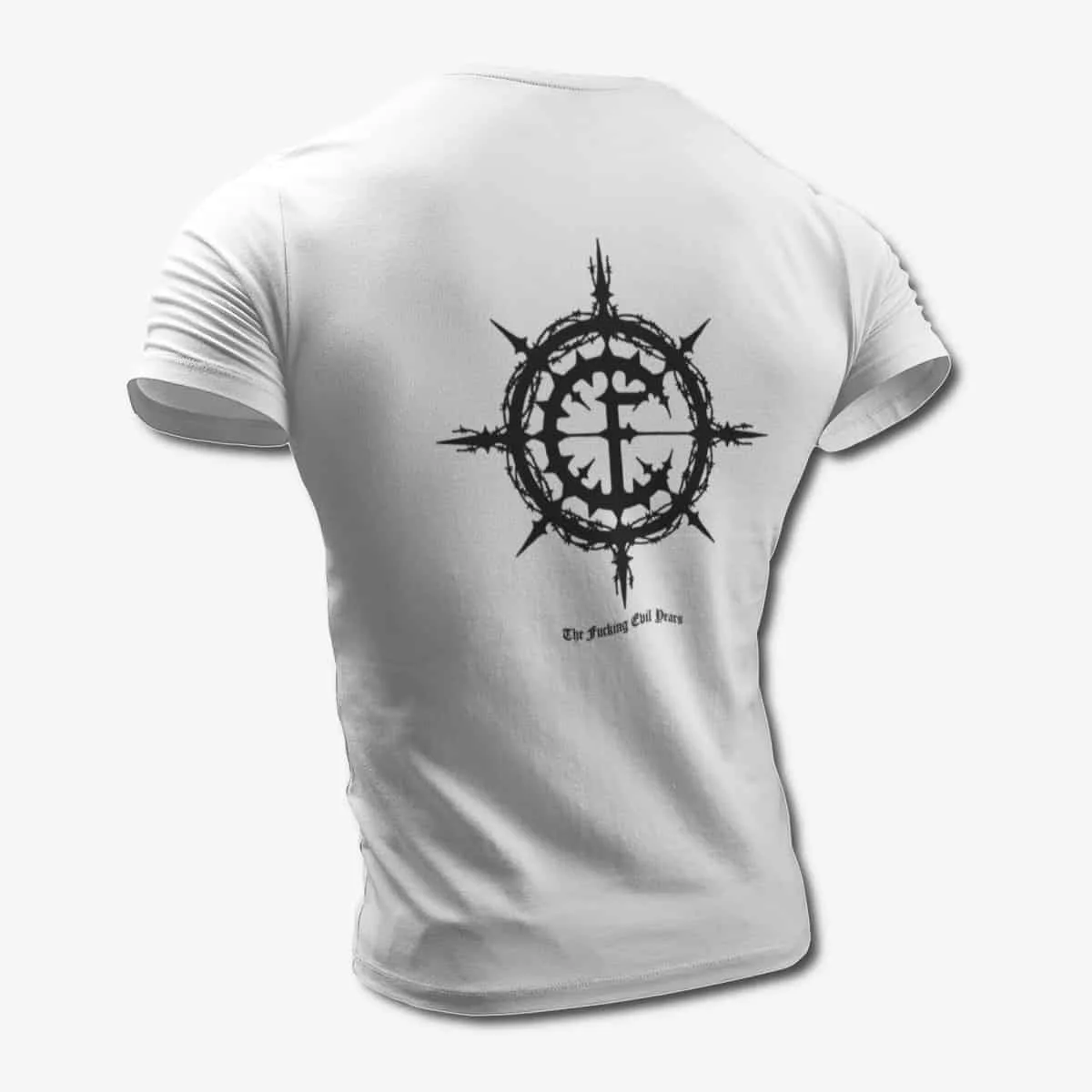 Carpathian Forest T-Shirt, Carpathian Forest The Fucking Evil Years White T-Shirt, Black Metal Merchandise