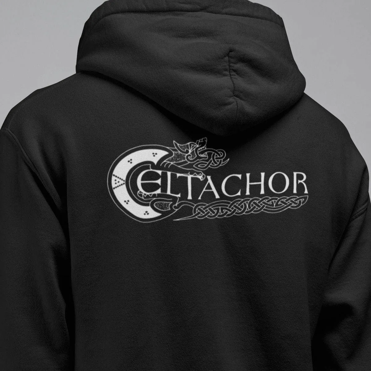 Celtachor Band Hoodie, Celtachor Logo Hooded Sweatshirt, Folk Metal, Black Metal Merch