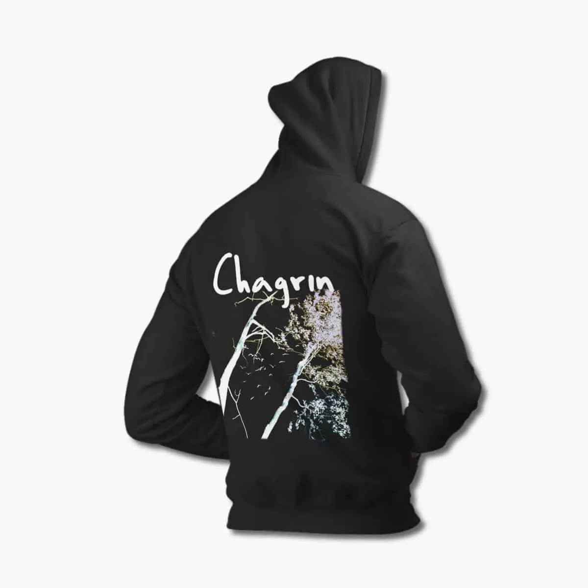 Chagrin Cold Emptiness Black Hoodie, Black Metal Merchandise
