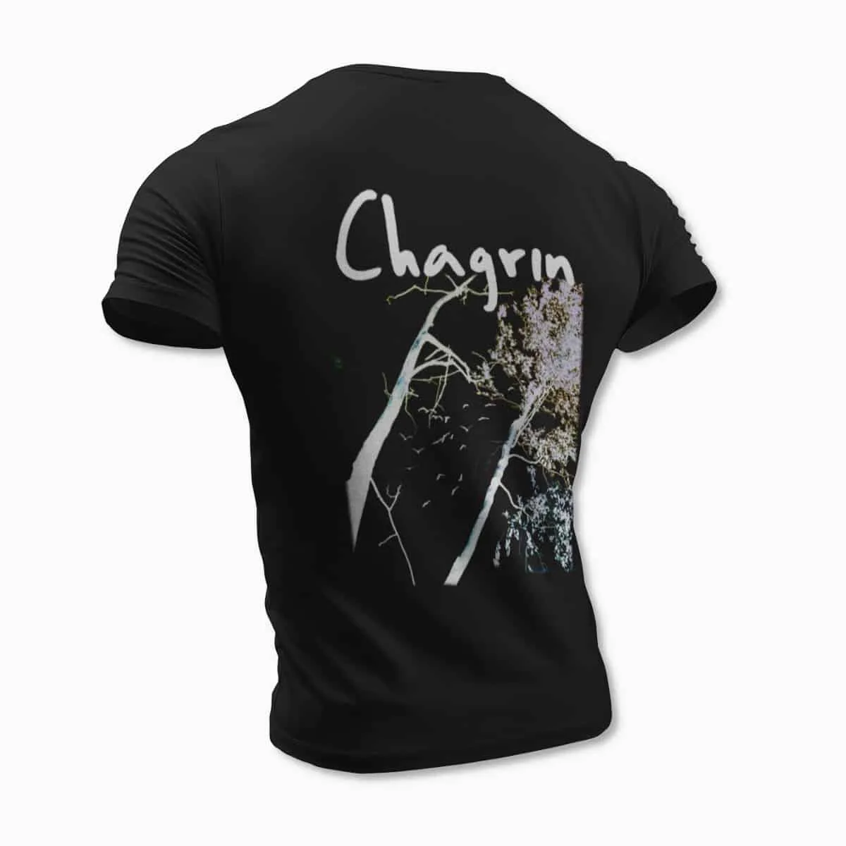 Chagrin Cold Emptiness Black T-Shirt, Black Metal Merchandise