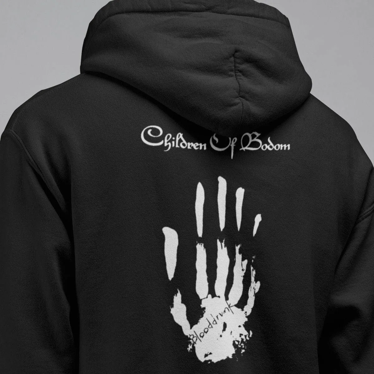 Children of Bodom Band Hoodie, Children of Bodom Blooddrunk Artwork Hooded Sweatshirt, Power Metal Merch