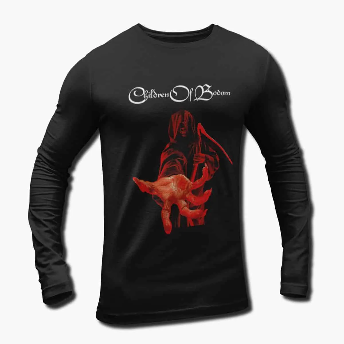Children of Bodom Band Long Sleeve T-Shirt, Children of Bodom Something Wild Longsleeve T-Shirt, Melodic Death Power Metal Merch