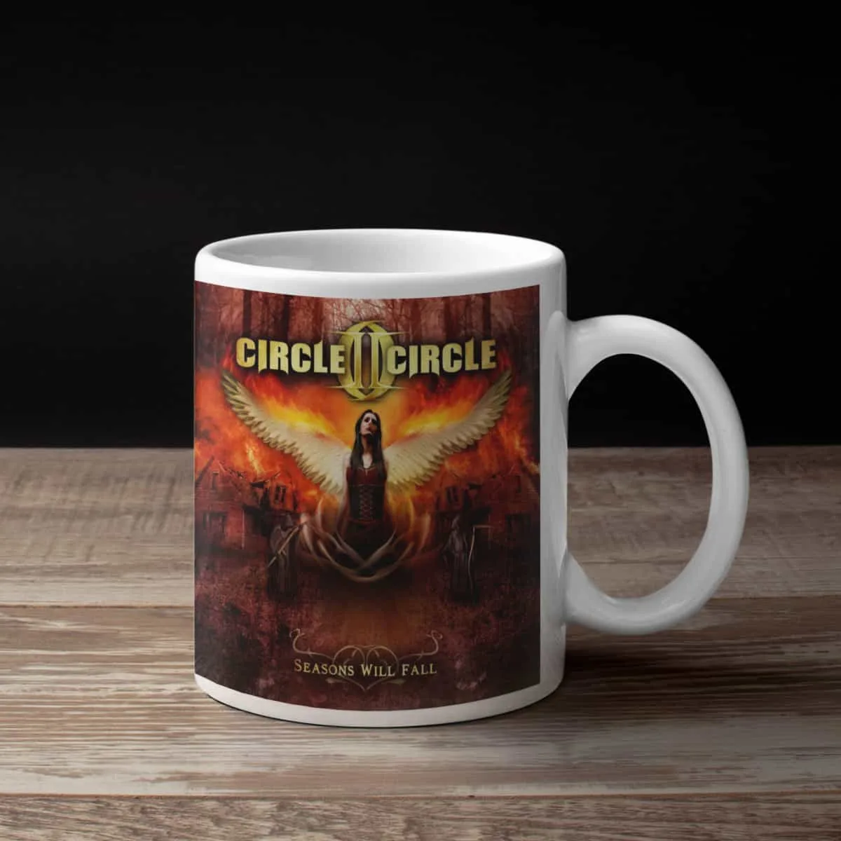 Circle II Circle Coffee Mug, Circle II Circle Seasons Will Fall Coffee Mug