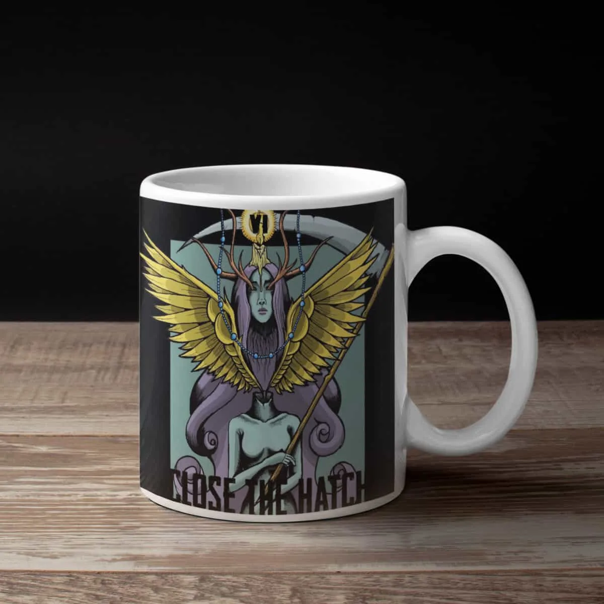 Close The Hatch Coffee Mug, Close The Hatch VI Coffee Mug