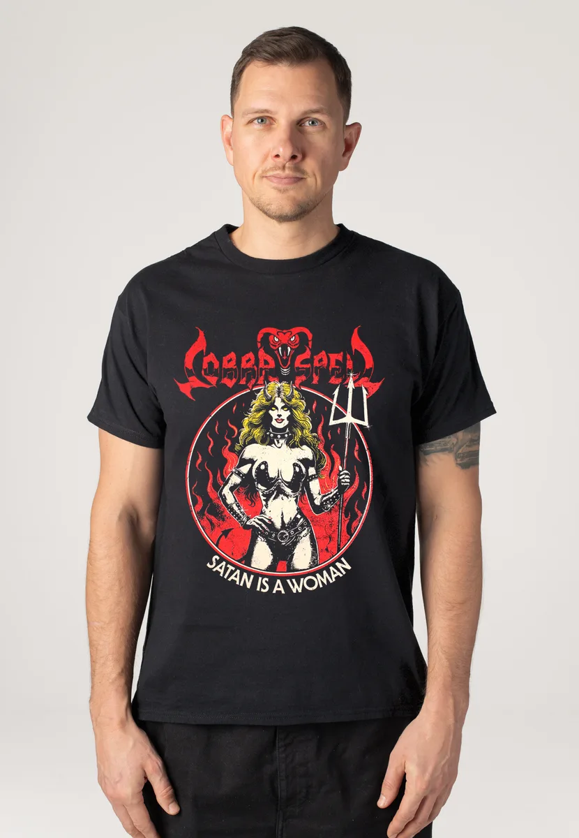 Cobra Spell Satan Is A Woman T-Shirt