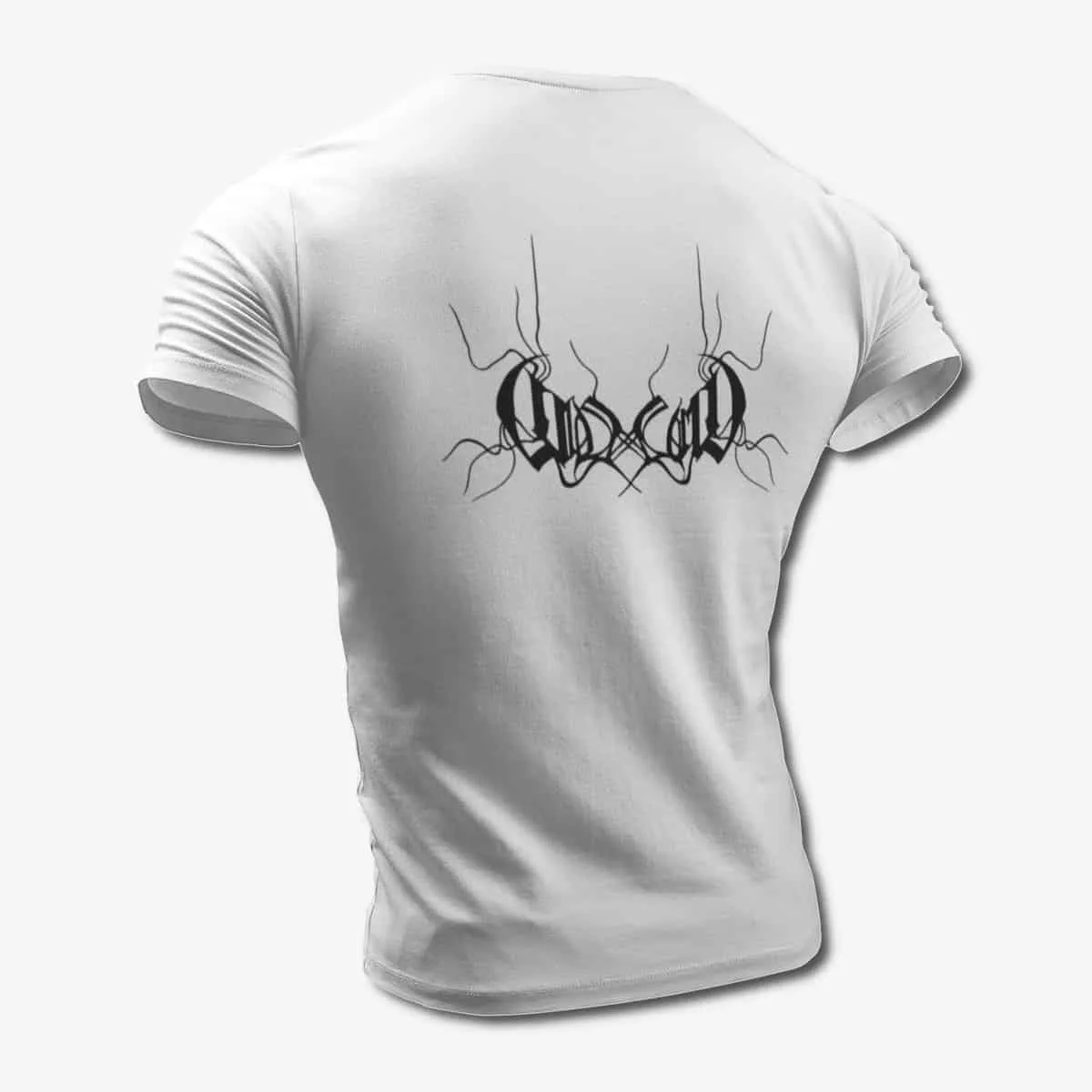 Coldworld T-Shirt, Coldworld Band Logo White T-Shirt, Depressive Black Metal Merchandise