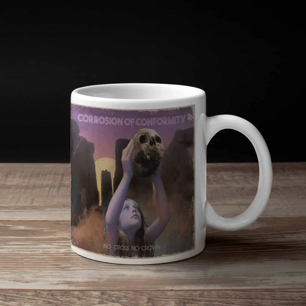 Corrosion of Conformity Coffee Mug, Corrosion of Conformity No Cross No Crown Coffee Mug