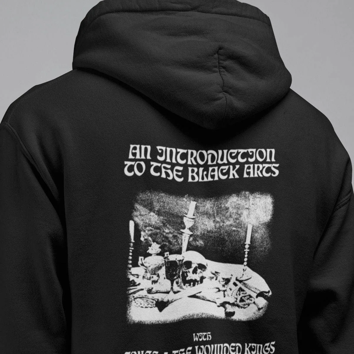 Cough & The Wounded Kings Bands Hoodie, Cough & The Wounded Kings An Introduction To The Black Arts Hooded Sweatshirt, Doom Metal Merch