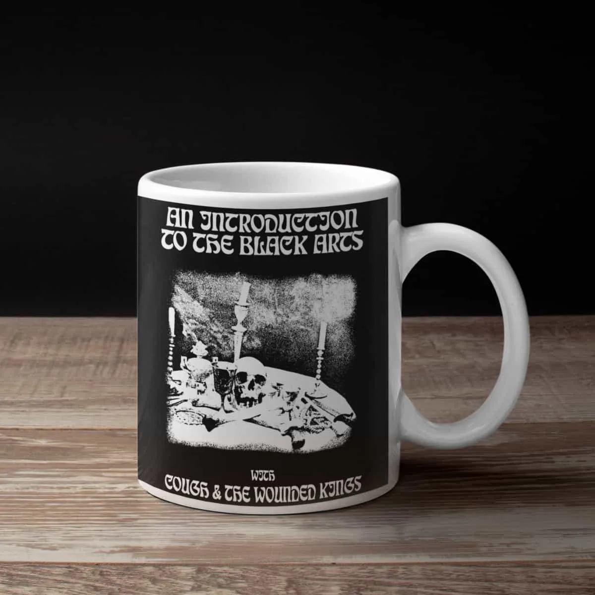 Cough &amp; The Wounded Kings Coffee Mug, Cough &amp; The Wounded Kings An Introduction To The Black Arts Coffee Mug