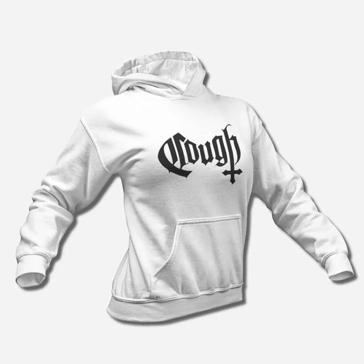 Cough Band Hoodie, Cough Logo Hooded Sweatshirt, Doom Metal Merch