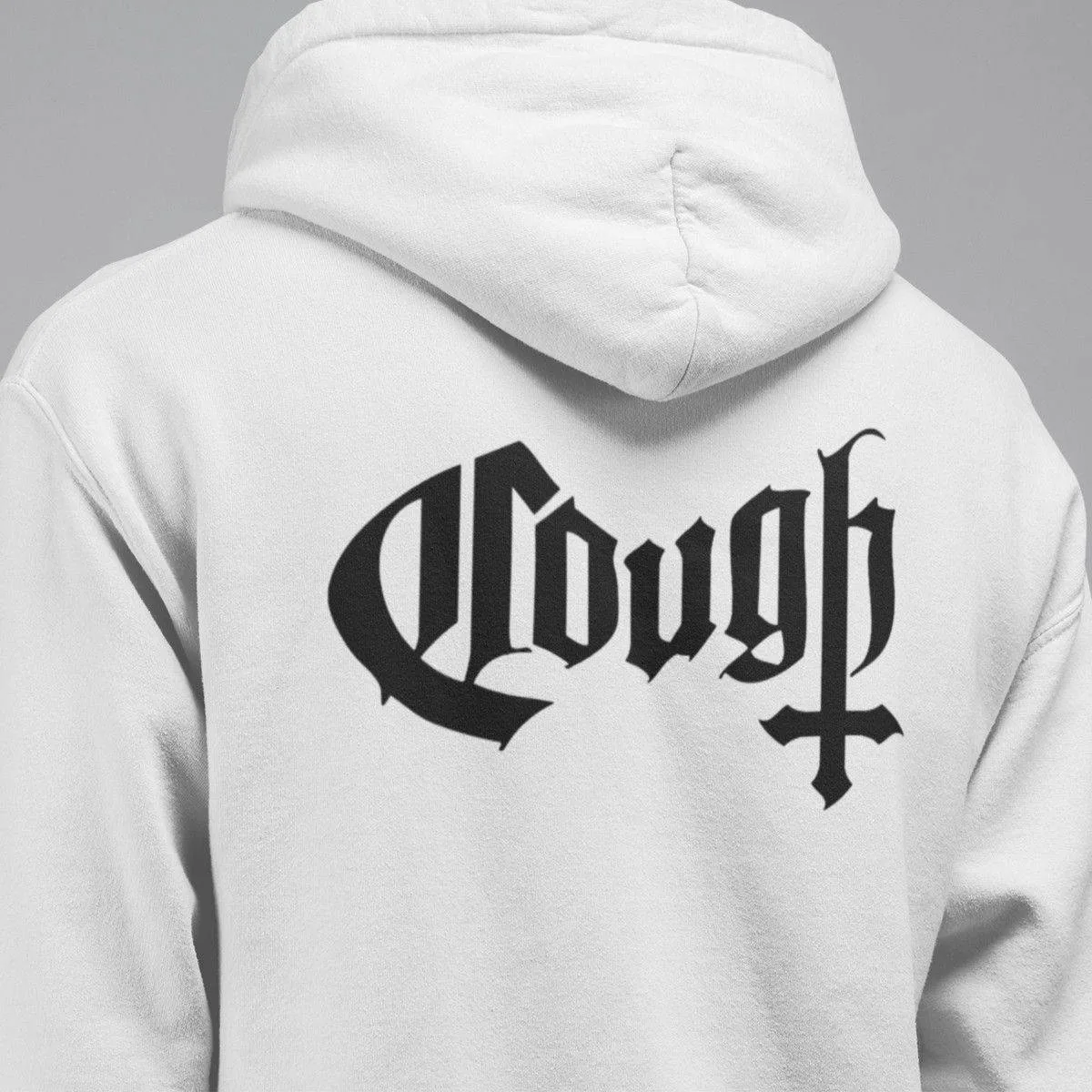 Cough Band Hoodie, Cough Logo Hooded Sweatshirt, Doom Metal Merch