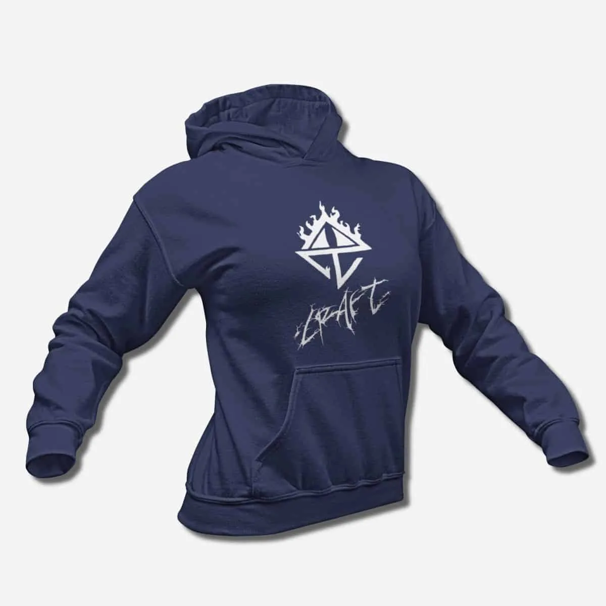Craft Band Hoodie, Craft Logo Hooded Sweatshirt, Black Metal Merchandise