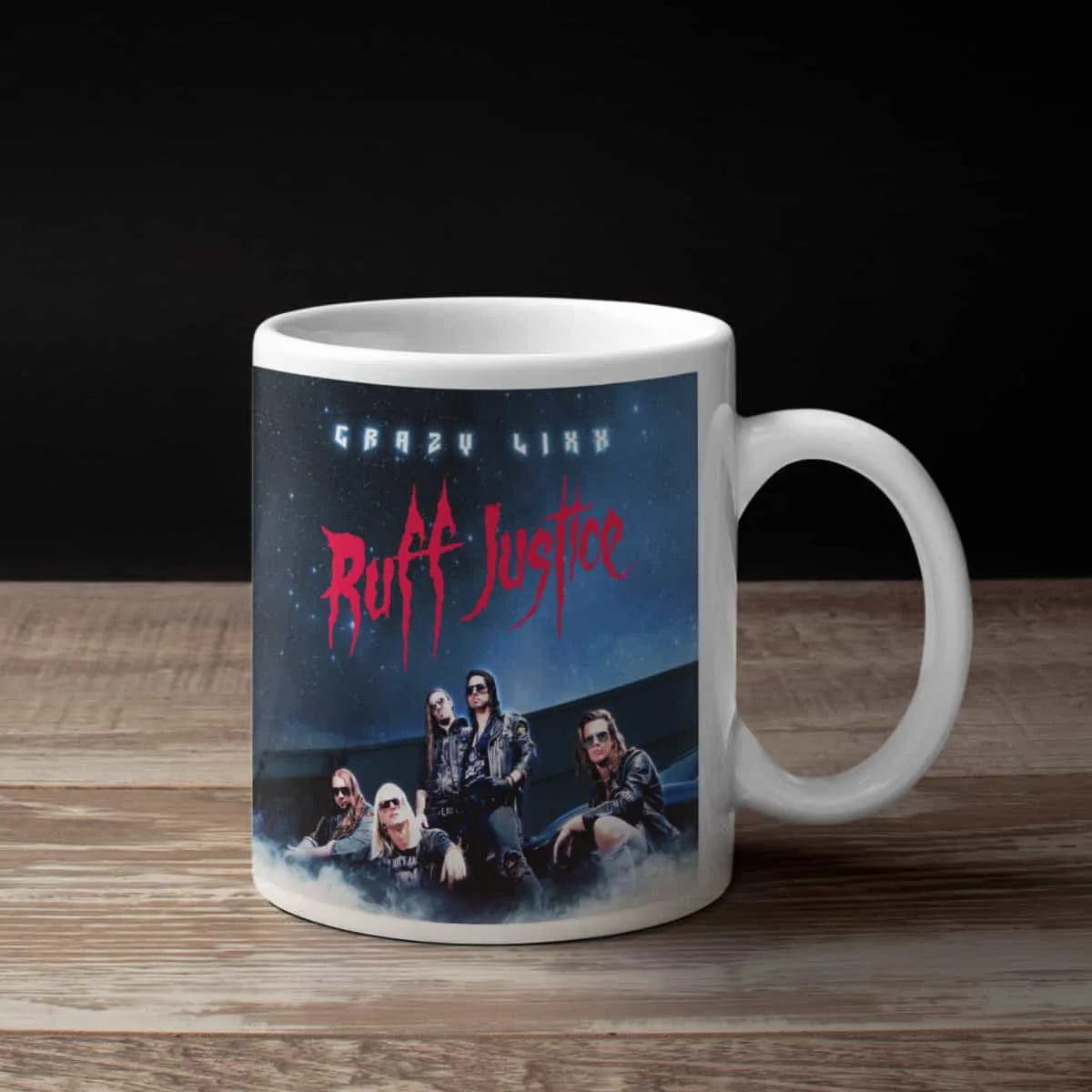 Crazy Lixx Coffee Mug, Crazy Lixx Ruff Justice Coffee Mug