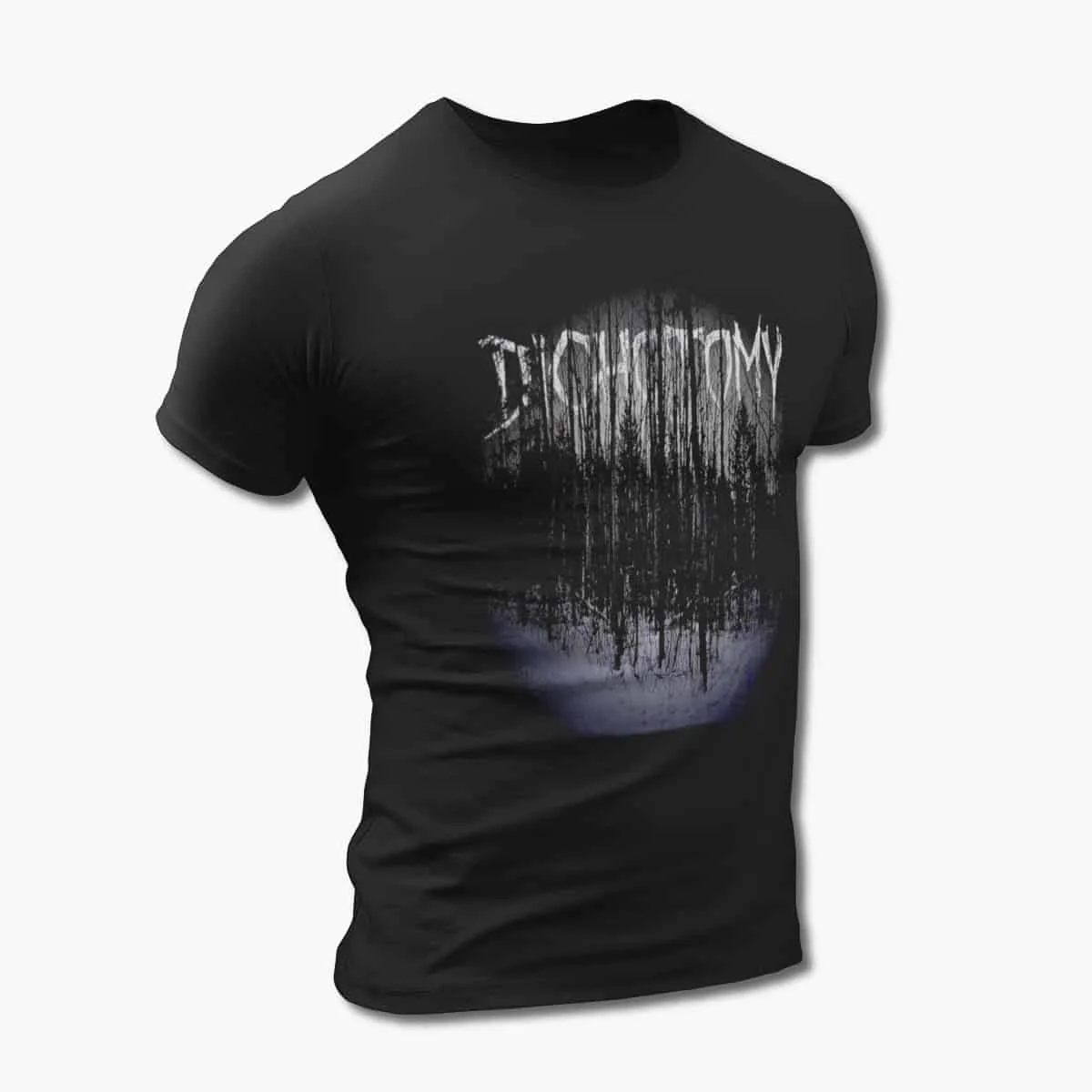 Cruentis T-Shirt, Cruentis Dichotomy Artwork Black T-Shirt, Post Black Metal Merchandise
