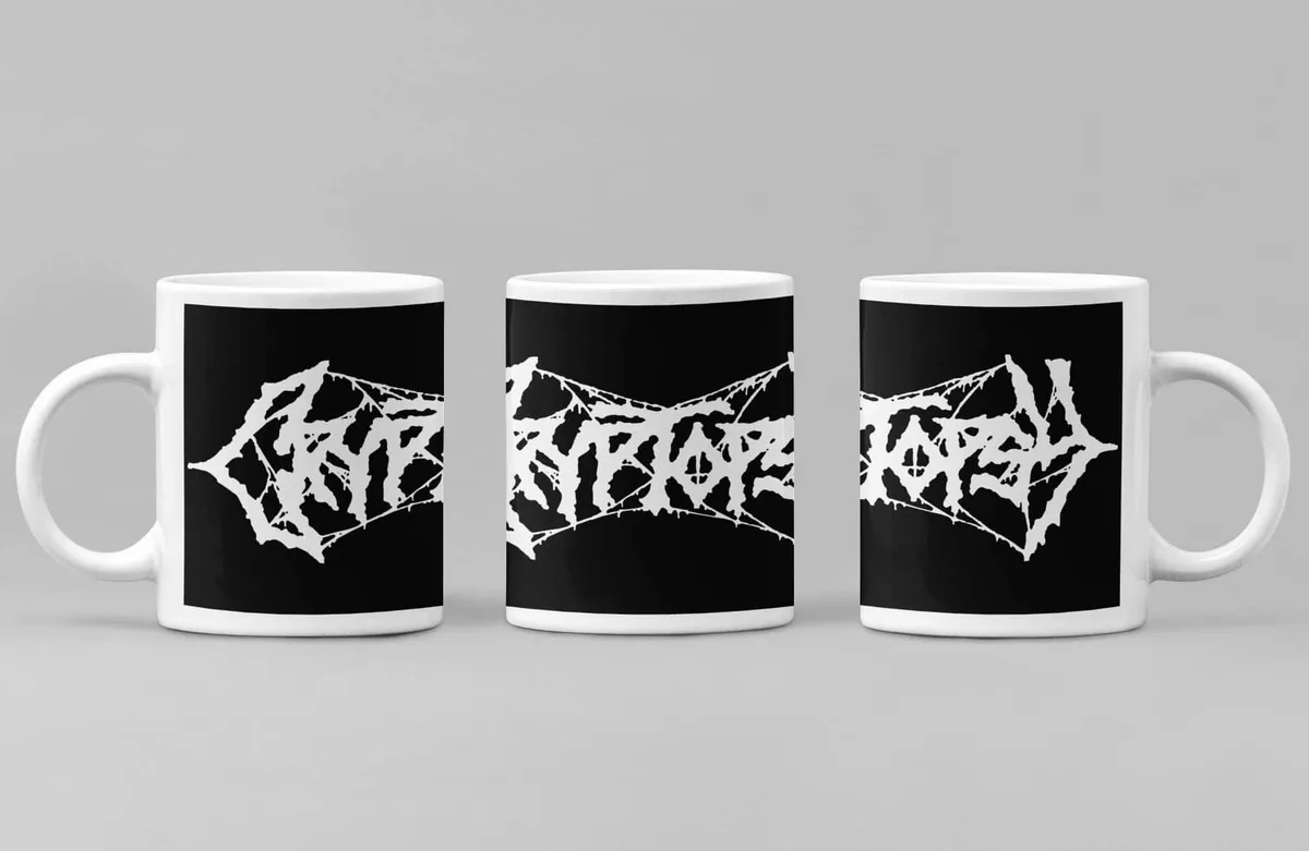 Cryptopsy Coffee Mug, Cryptopsy Logo Coffee Mug