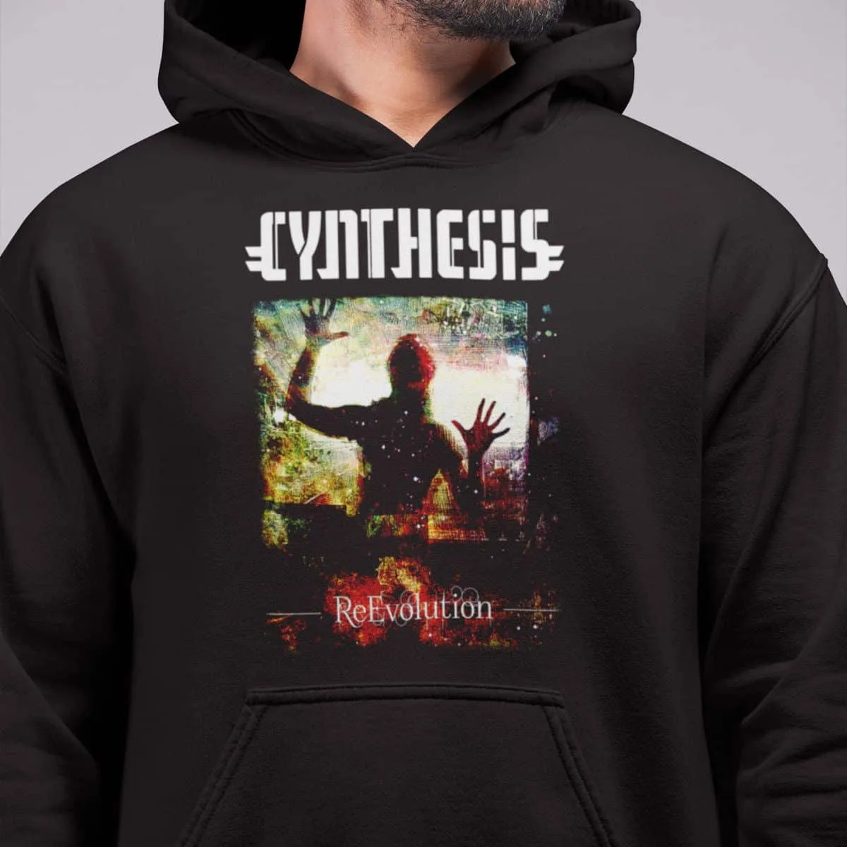 Cynthesis Band Hoodie, Cynthesis ReEvolution Artwork Hooded Sweatshirt, Progressive Metal Merch