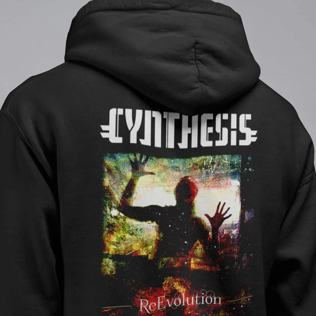 Cynthesis Band Hoodie, Cynthesis ReEvolution Artwork Hooded Sweatshirt, Progressive Metal Merch