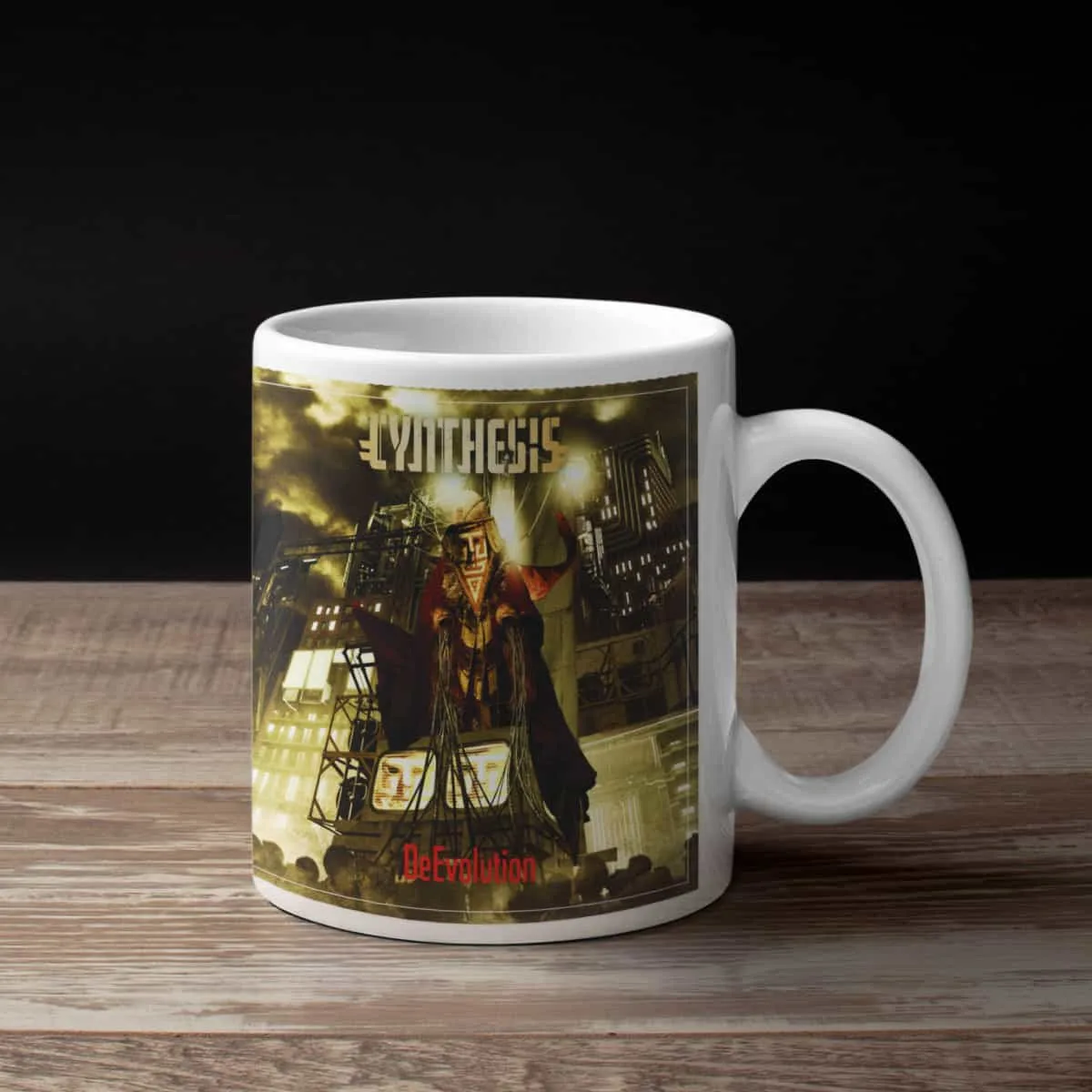 Cynthesis Coffee Mug, Cynthesis Deevolution Coffee Mug