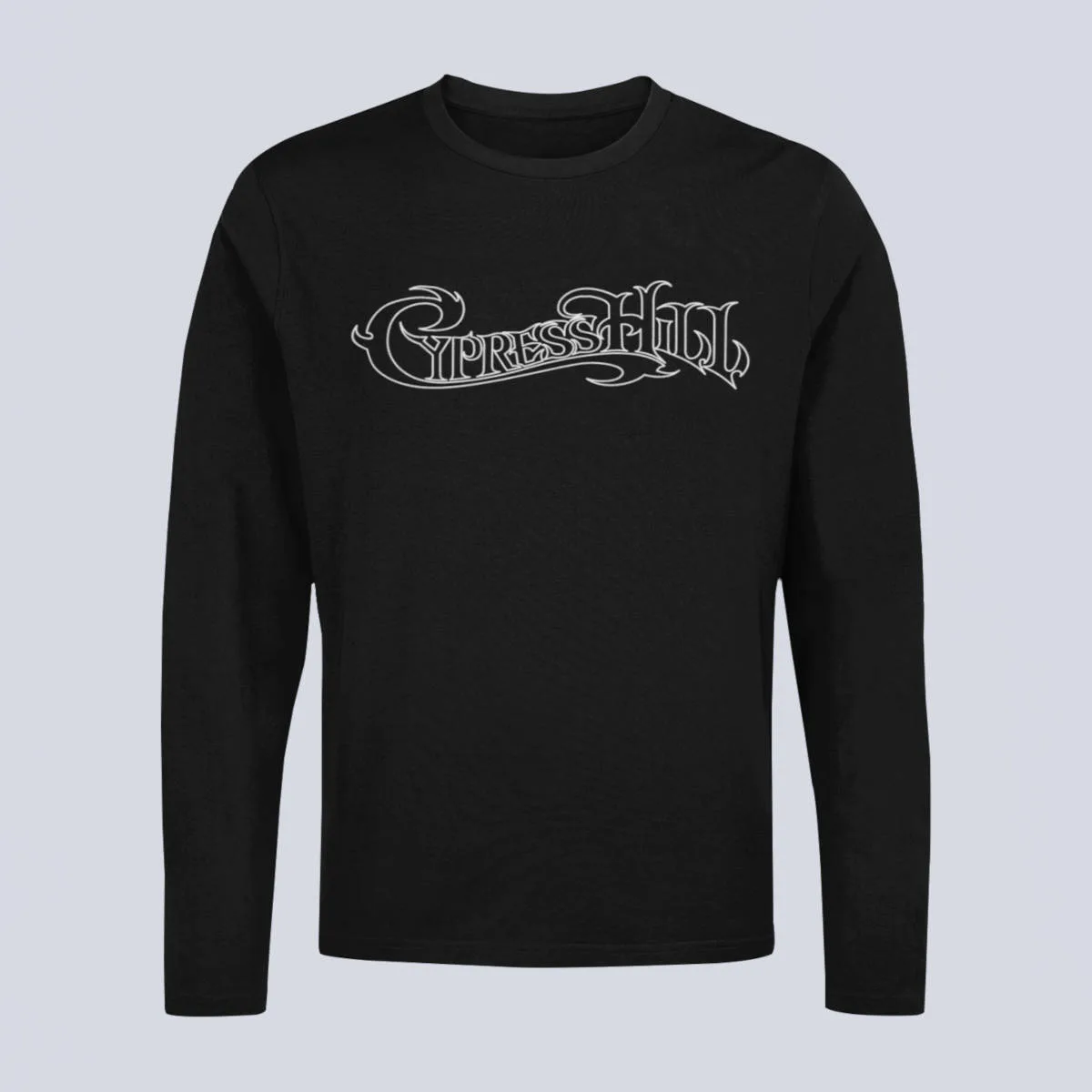 Cypress Hill Longsleeve T-Shirt, Cypress Hill Band Logo Black Long Sleeve, Nu Metal Merchandise