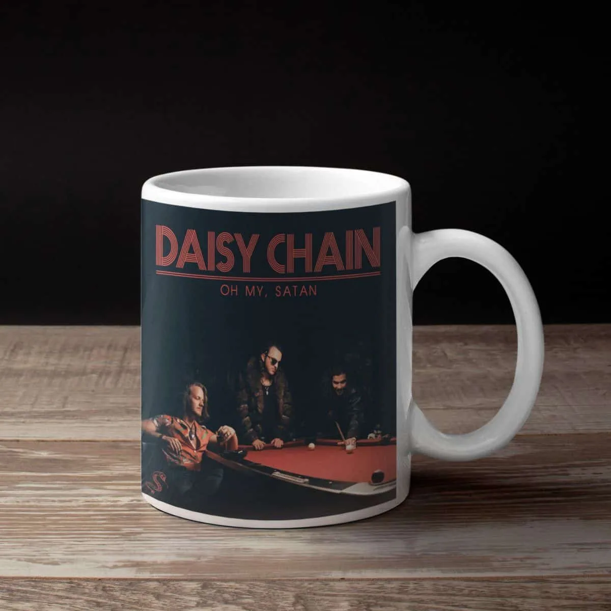 Daisy Chain Band Coffee Mug, Daisy Chain Oh My Satan Mug