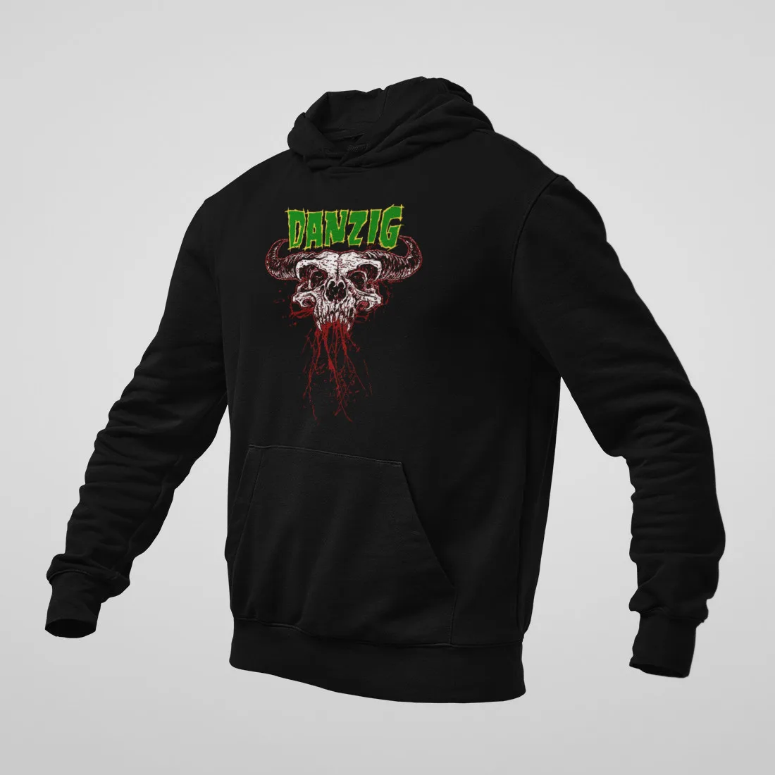 Danzig Hoodie, Danzig Logo Black Sweatshirt