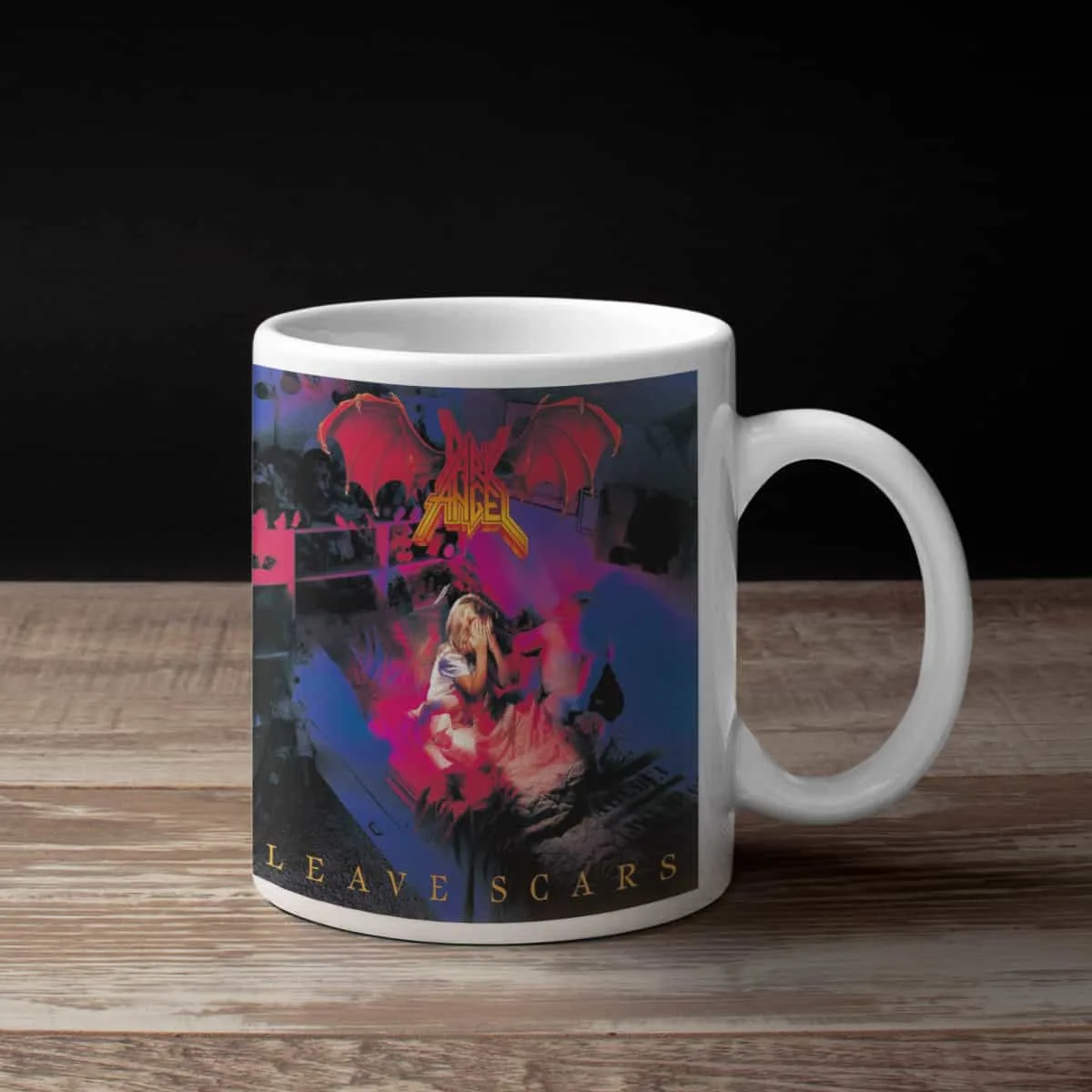 Dark Angel Coffee Mug, Dark Angel Leave Scars Coffee Mug