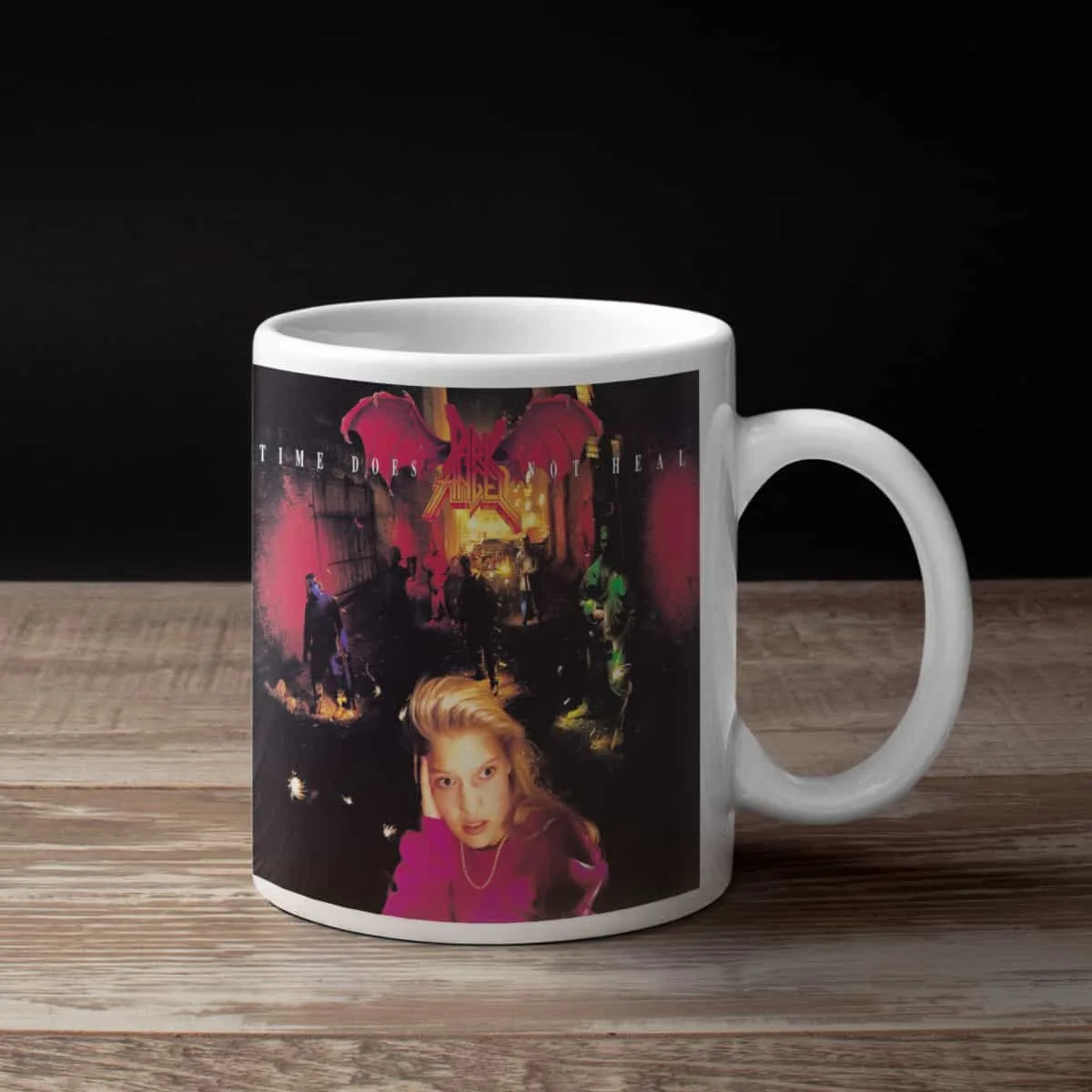 Dark Angel Coffee Mug, Dark Angel Time Does Not Heal Coffee Mug
