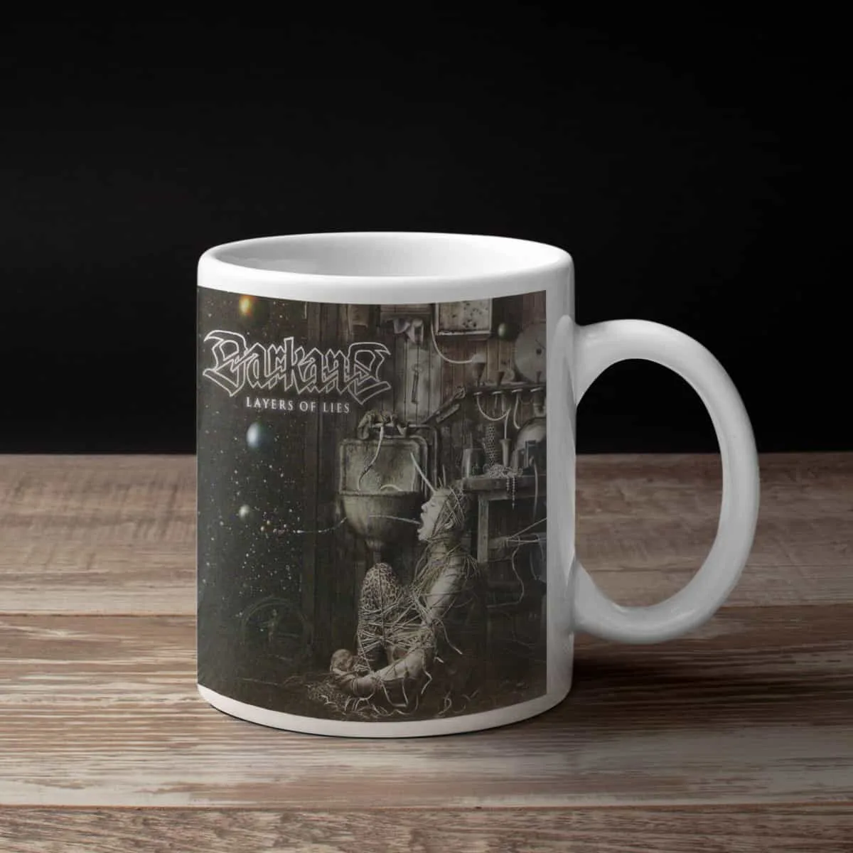 Darkane Coffee Mug, Darkane Layers Of Lies Coffee Mug